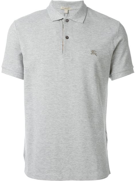 burberry mens polo shirt gray|burberry men's shirts 3x.